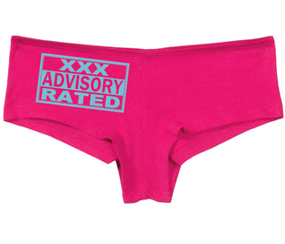XXX Rated  Advisory Warning - Fuchsia Boy Short