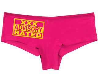 XXX Rated  Advisory Warning - Fuchsia Boy Short