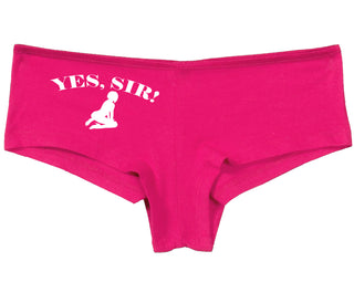 Yes Sir - Submissive Woman - Fuchsia Boy Short