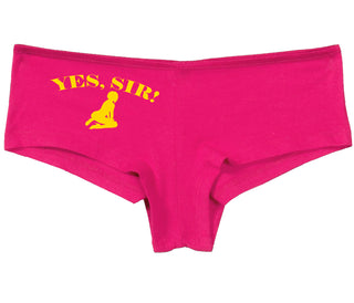 Yes Sir - Submissive Woman - Fuchsia Boy Short