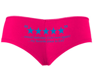 Five Star Review - Would Cum Again - Fuchsia Boyshort