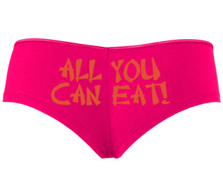 All You Can Eat Chinese Takaway Style - Fuchsia Boyshort