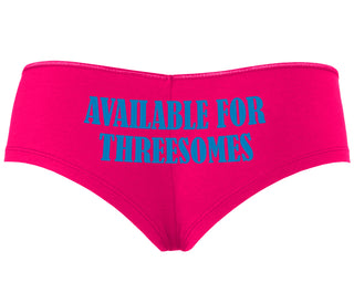 Available for Threesomes - Fuchsia Boyshort