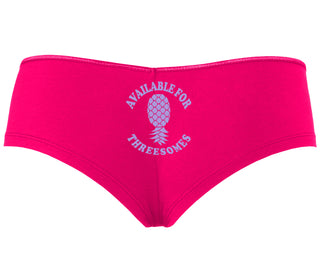 Available for Threesomes - Swinger Pineapple - Fuchsia Boy Short