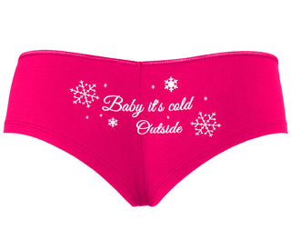 Baby It's Cold Outside - Fuchsia Boyshort