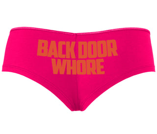 Back Door Whore - Fuchsia Boyshort