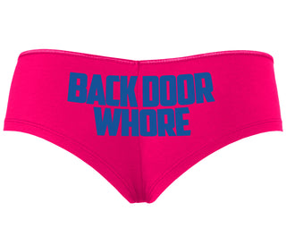 Back Door Whore - Fuchsia Boyshort