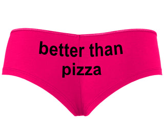 Better Than Pizza - Fuchsia Boyshort