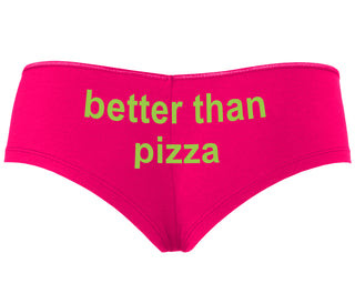 Better Than Pizza - Fuchsia Boyshort