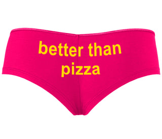 Better Than Pizza - Fuchsia Boyshort