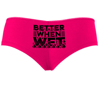 Better When Wet - Fuchsia Boyshort