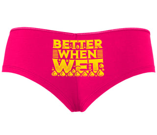 Better When Wet - Fuchsia Boyshort