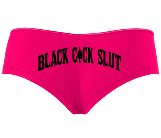 Black Cock Slut - Queen of Spades - Fuchsia Boyshort