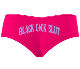 Black Cock Slut - Queen of Spades - Fuchsia Boyshort