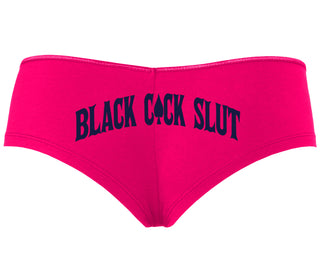 Black Cock Slut - Queen of Spades - Fuchsia Boyshort