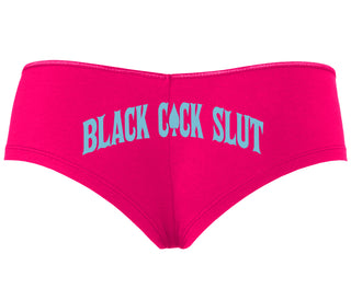 Black Cock Slut - Queen of Spades - Fuchsia Boyshort