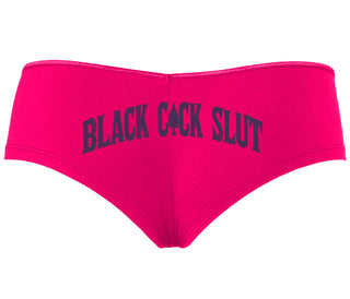 Black Cock Slut - Queen of Spades - Fuchsia Boyshort