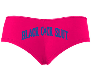 Black Cock Slut - Queen of Spades - Fuchsia Boyshort