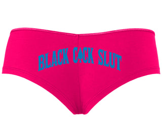 Black Cock Slut - Queen of Spades - Fuchsia Boyshort