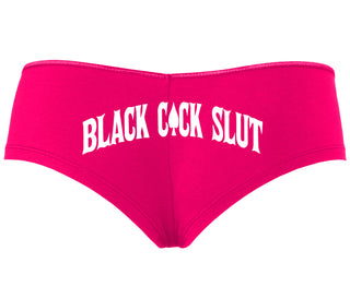 Black Cock Slut - Queen of Spades - Fuchsia Boyshort