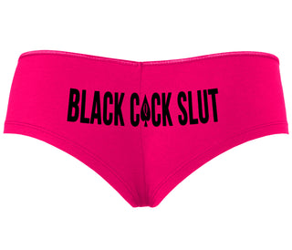 Black Cock Slut - Queen of Spades - Fuchsia Boyshort