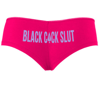 Black Cock Slut - Queen of Spades - Fuchsia Boyshort