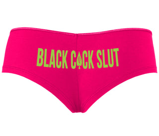 Black Cock Slut - Queen of Spades - Fuchsia Boyshort