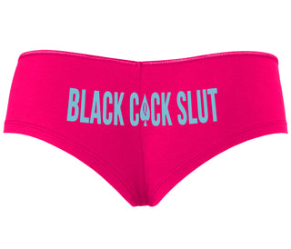 Black Cock Slut - Queen of Spades - Fuchsia Boyshort