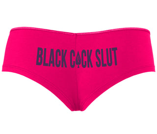 Black Cock Slut - Queen of Spades - Fuchsia Boyshort