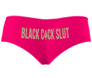 Black Cock Slut - Queen of Spades - Fuchsia Boyshort