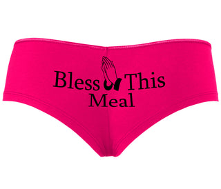 Bless This Meal - Fuchsia Boyshort