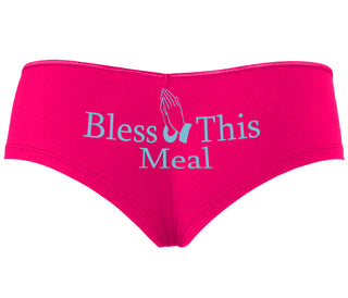 Bless This Meal - Fuchsia Boyshort