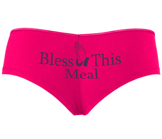 Bless This Meal - Fuchsia Boyshort
