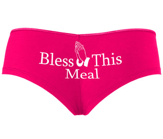 Bless This Meal - Fuchsia Boyshort