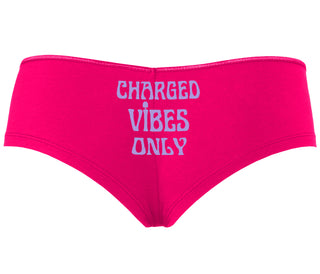 Charged Vibes Only - Fuchsia Boyshort