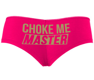 Choke Me Master - Fuchsia Boyshort