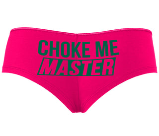 Choke Me Master - Fuchsia Boyshort
