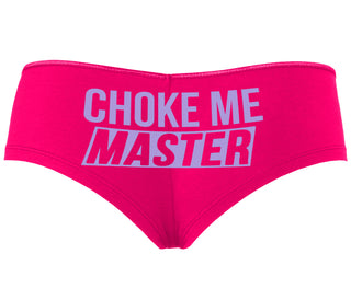 Choke Me Master - Fuchsia Boyshort