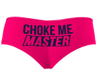 Choke Me Master - Fuchsia Boyshort