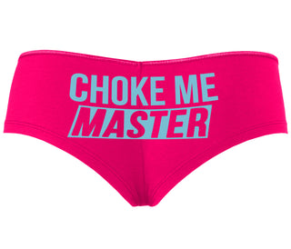 Choke Me Master - Fuchsia Boyshort