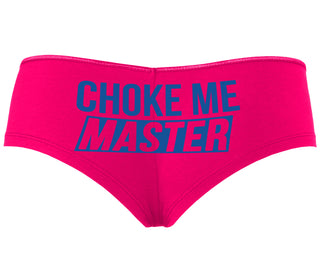 Choke Me Master - Fuchsia Boyshort