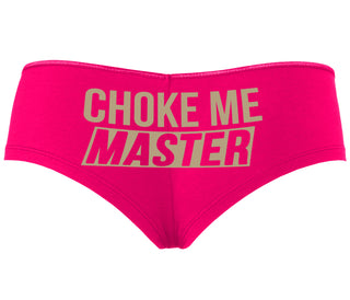 Choke Me Master - Fuchsia Boyshort