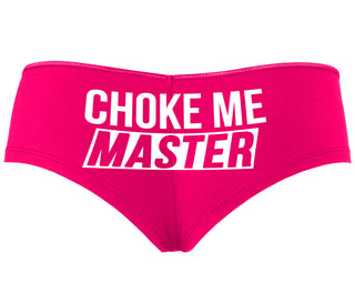 Choke Me Master - Fuchsia Boyshort