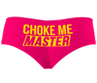 Choke Me Master - Fuchsia Boyshort
