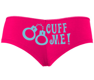 Cuff Me - Cute Handcuff Design - Fuchsia Boyshort