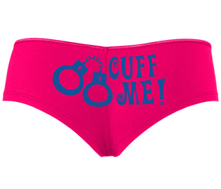 Cuff Me - Cute Handcuff Design - Fuchsia Boyshort