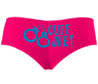 Cuff Me - Cute Handcuff Design - Fuchsia Boyshort