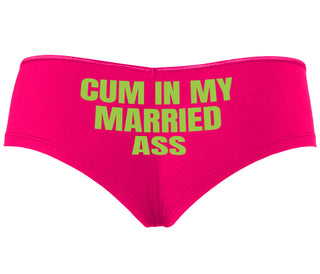 Cum In My Married Ass - Fuchsia Boyshort