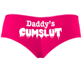 Daddy's Cumslut - Fuchsia Boyshort