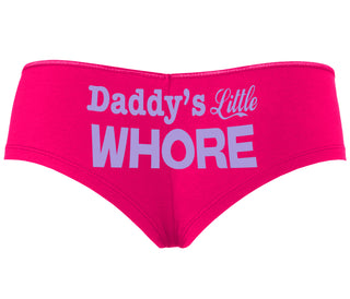 Daddys Little Whore - Fuchsia Boyshort